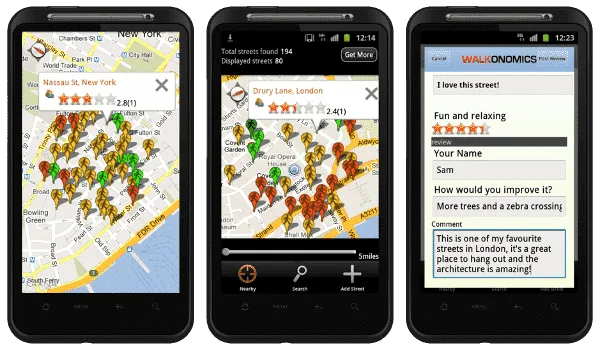 Image of Walkonomics app
